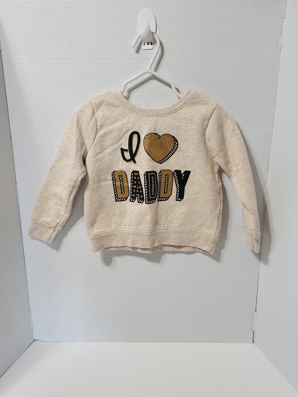 Garanimals Toddler Girl “I Love Daddy” Sweatshirt – Size 24M